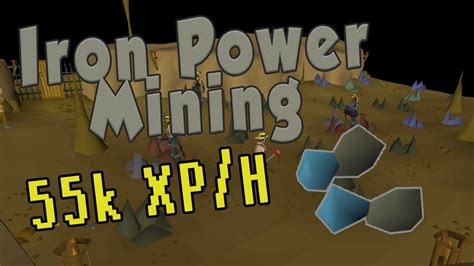 Osrs Iron Ore Power Mining 55k Xph Mining Gloves Grind Guide New
