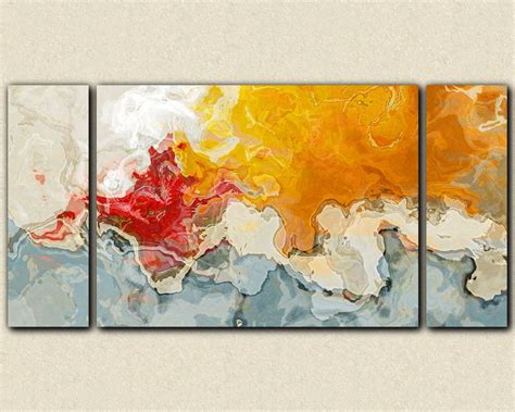 Large Abstract Wall Art Stretched Canvas Print 30x60 To 40x78