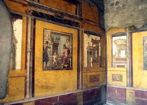 Roman Campania Pompeii House Of The Vettii Fourth Style Mural