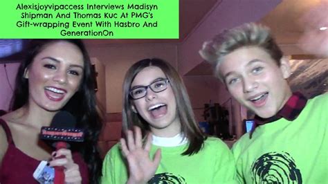 Madisyn Shipman And Thomas Kuc Who Knows Each Other Better Alexisjoyvipaccess Interview