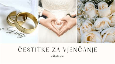 Najljepše čestitke Za Vjenčanje Citatieu