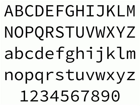 Source Code Pro Font List Entries Typographyguru