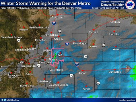 NWS Boulder On Twitter We Have Upgraded The Denver Metro To A Winter