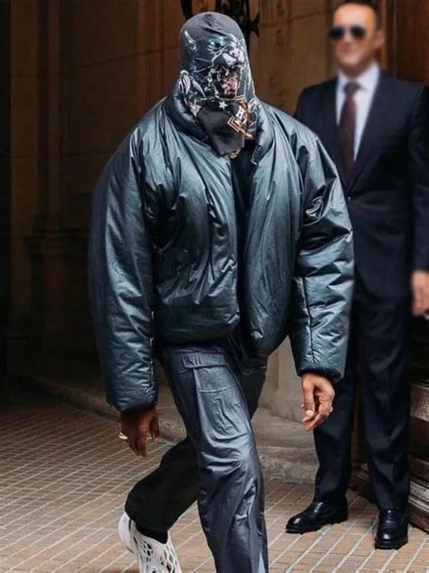 Kanye West Yeezy X Gap Round Jacket Film Leather Jacket