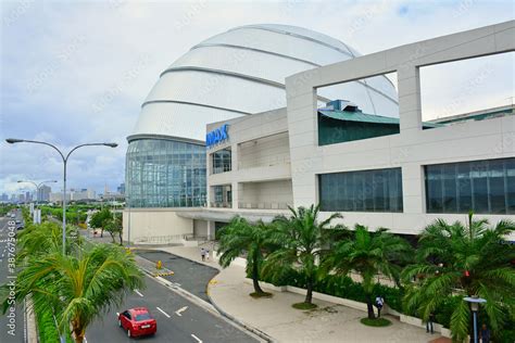 Sm Mall Of Asia Mall And Imax Theatre Facade In Pasay Philippines