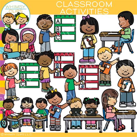 Classroom Activities Clip Art Images And Illustrations Whimsy Clips
