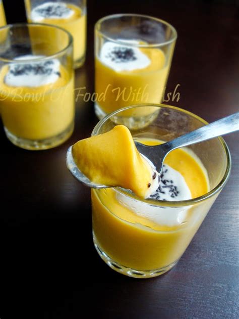Bowl Of Food With Ash Eggless Mango Mousse Recipe How To Make Mango Mousse Eggless
