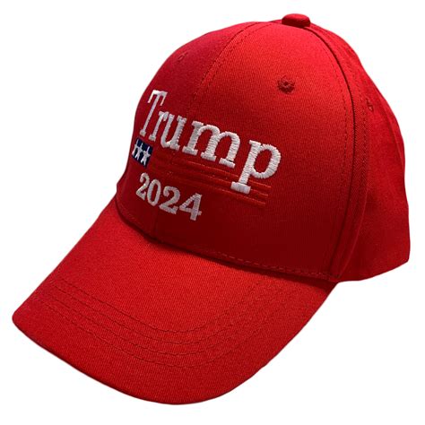 Red Trump 2024 Hat I Love My Freedom