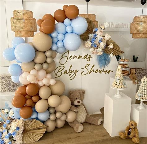 Buy 146PCS Brown Nude Coffee Blue Balloons Balloon Garland Arch Kit