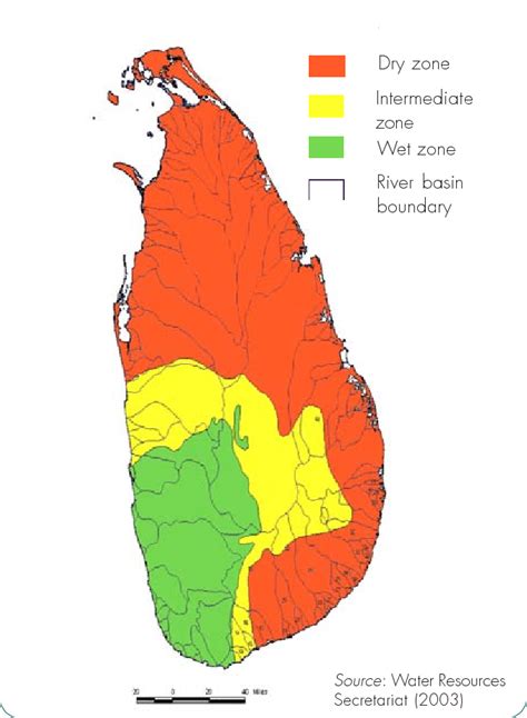 River Basin Map Of Sri Lanka Download Scientific Diagram