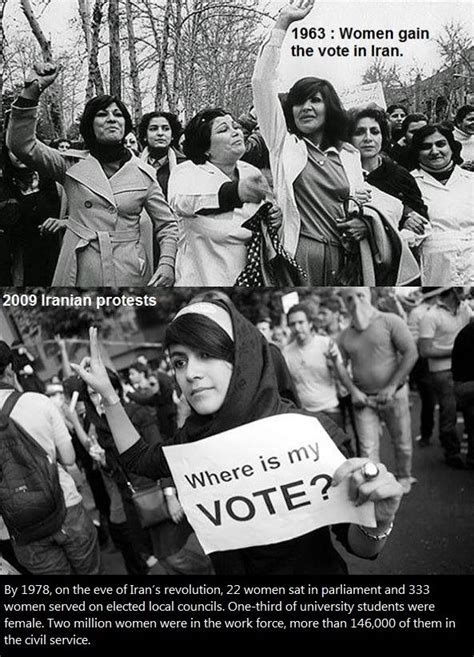 in 1963 iranian women acquired the right to vote white revolution and run for parliament