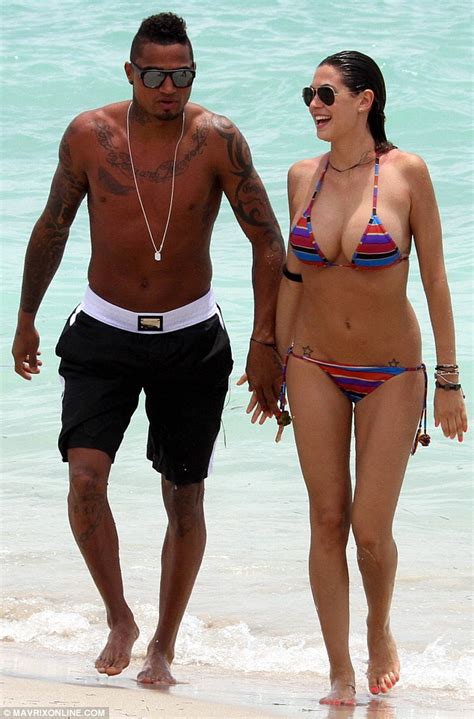 AC Milan S Kevin Prince Boateng And His Sports Illustrated Model