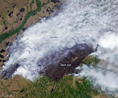 Nasa Captures Images Of The Massive Siberia Wildfires From Space