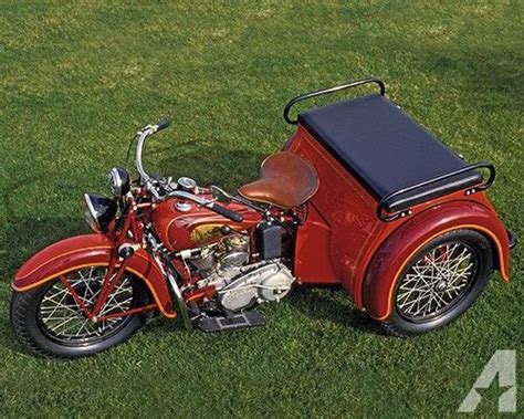 1936 Indian Dispatch Tow Three Wheeler Vintage Indian Motorcycles