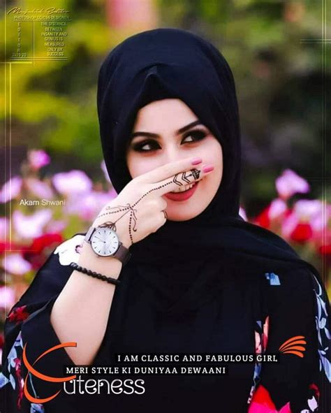 Black Hijab Girl Profile Picture For Whatsapp And Facebook