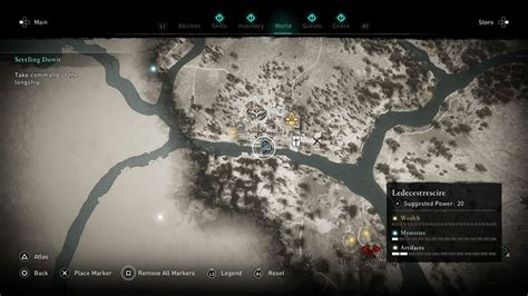 Assassins Creed Valhalla Ledecestrescire Treasure Hoard Map Guide