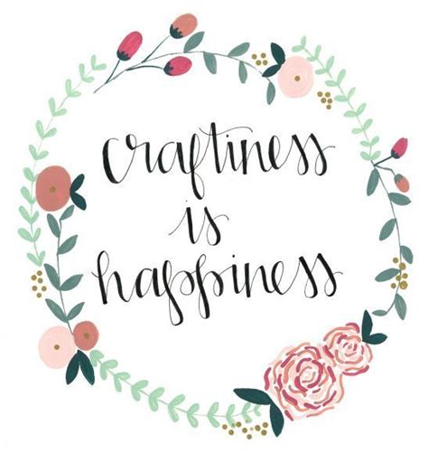 Craftiness Is Happiness One Of Three Awesome Free Wall Decor