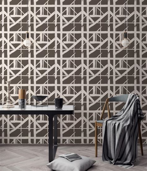 Contemporary Striped Wallpaper Peel And Stick Or Traditional