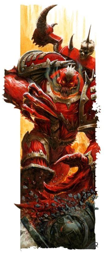 Possessed Chaos Space Marine Warhammer 40k Artwork Warhammer 40k