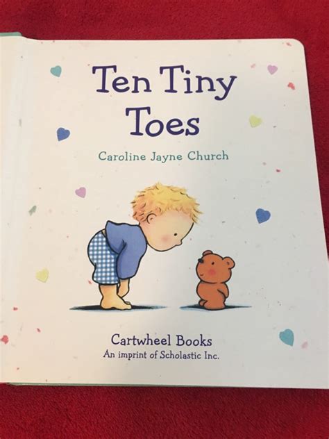 Ten Tiny Toes Board Book Etsyde