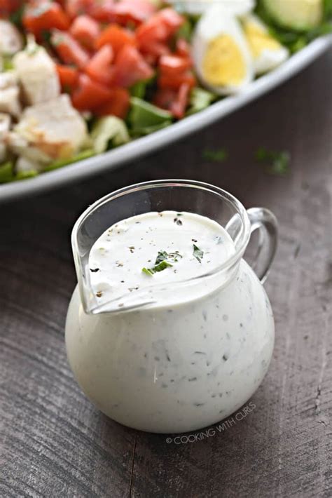 Homemade Dairy Free Ranch Dressing Cooking With Curls