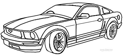 Desenhos De Mustang Para Colorir Páginas Para Impressão Grátis