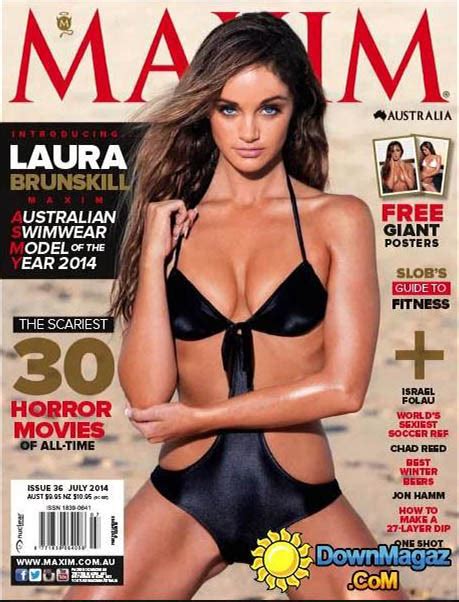 maxim australia 36 july 2014 introducing laura brunskill ma