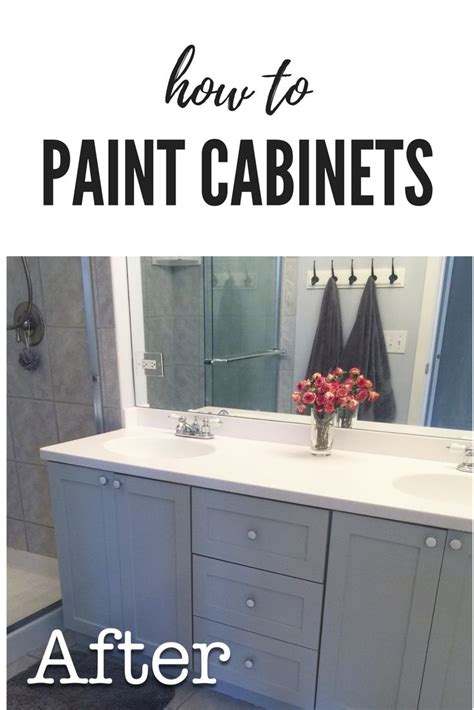How To Paint Bathroom Cabinets My 5 Diy Tips My Petite Joys