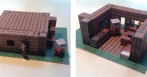 8 Papercraft Minecraft Buildings My Paper Crafts