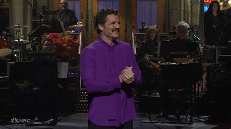 Pedro Pascal Gets Emotional Thanking His Family In Saturday Night Live Opening Monologue