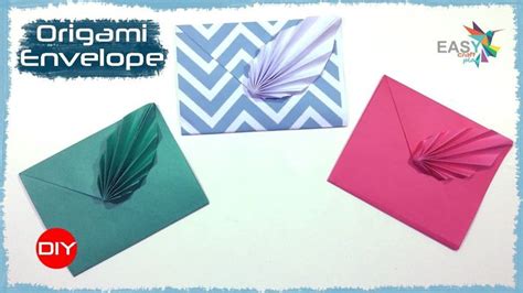 Diy Easy Origami Leaf Envelope Tutorial Easy Craft Play Origami