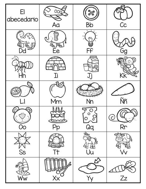 Spanish Alphabet Practice Worksheet Printable Worksheet Template