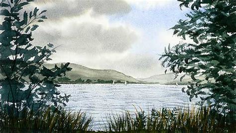 Derwentwater Watercolour — Painting Classes Uk