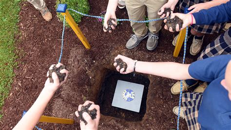 Photos Immaculate Conception Buries Time Capsule As School Closes
