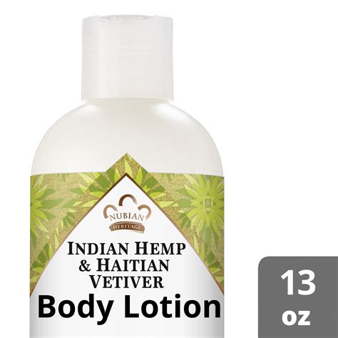 Nubian Heritage Body Lotion For All Skin Types Indian Hemp Haitian