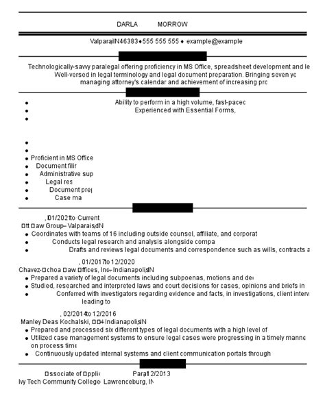 Best Legal And Law Resume Examples For 2024 Free Guide