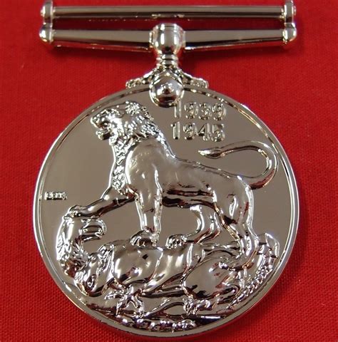 10 X Ww2 The 193945 War Service Medal Ribbon Replica Medal Mounting