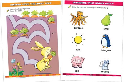 School Zone Big Preschool Workbook Only 5 Alphabet Numbers Colors