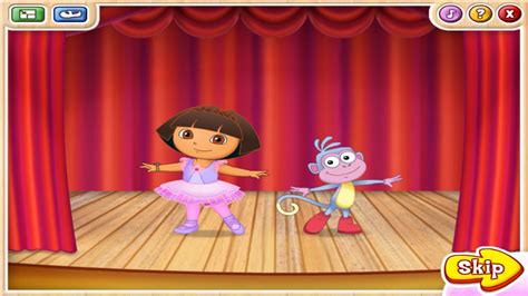 Dora The Explorer Ballet Adventure Dress Up Games