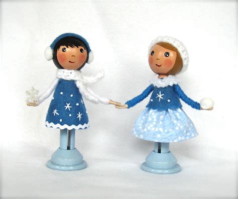 Cotton Candy Dolls Clothespin Dolls