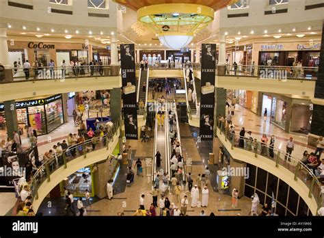 People At Deira City Centre Shopping Mall Dubai United Arab Emirates