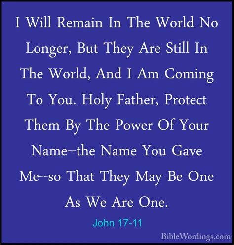 John 17 Holy Bible English