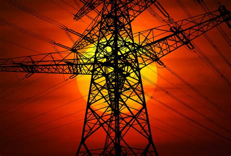 Electricity Energy Co2 Sunset Free Stock Photo Public Domain Pictures