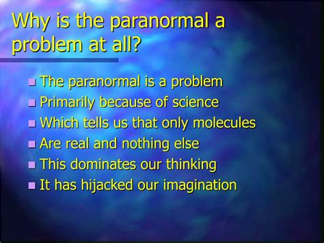 Ppt Finding A Place For The Paranormal Powerpoint Presentation Free