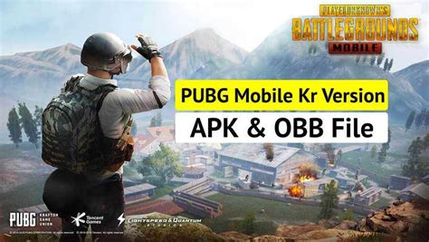 Pubg Mobile Kr Apk And Obb Download Link Updated 2021