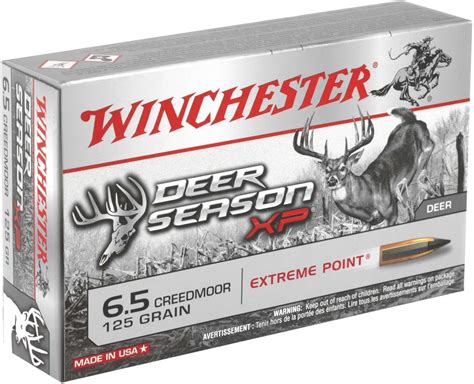 Winchester Deer Season Xp Rifle Ammo 65 Creedmoor 125gr Extreme