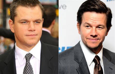 Matt damon, all dressed up, photo from imdb. 10 Lookalike Hollywood Celeb Pairs | Look alike, Matt ...