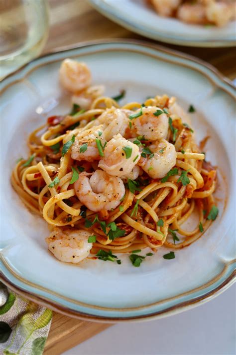 Smoky Shrimp Fra Diavolo Linguine By Rachael Ray Slice Of Jess