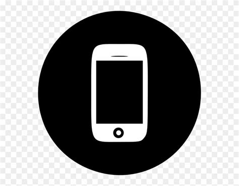 Library Of Black Phone Icon Picture Free Png Files Clipart