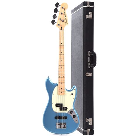 While many manufacturers may make a similar. Fender Offset Series Mustang Bass PJ MN Lake Placid Blue w ...